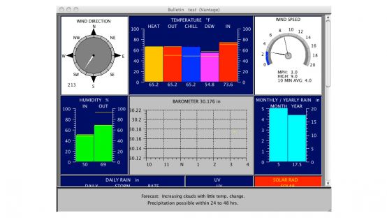 DWL-MAC, Phụ kiện Davis WeatherLink (Mac OS X)