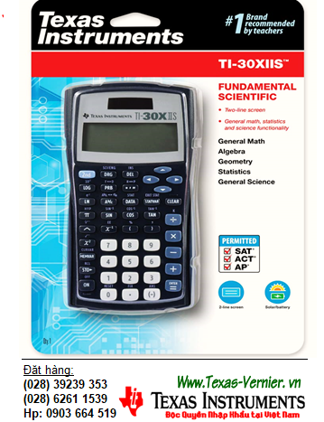 Texas Instruments Ti-30XIIS, Máy tính HỌC SINH chuẩn Giáo trình Quốc tế  Texas Instruments Ti-30XIIS™ Scientific Calculator | HẾT HÀNG 