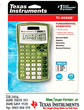 Texas Instruments Ti-30XIIS, Máy tính HỌC SINH chuẩn Giáo trình Quốc tế Texas Instruments Ti-30XIIS™ Scientific Calculator | HẾT HÀNG
