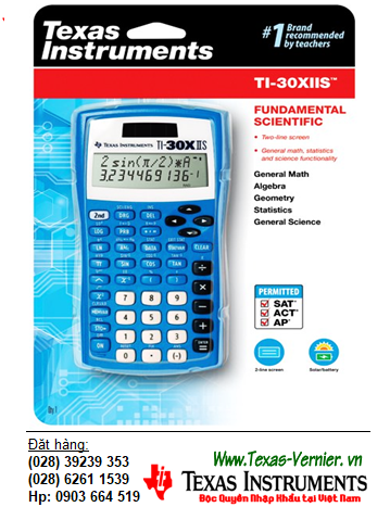 Texas Instruments Ti-30XIIS, Máy tính HỌC SINH chuẩn Giáo trình Quốc tế Texas Instruments Ti-30XIIS™ Scientific Calculator | HẾT HÀNG