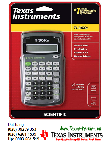 Texas Instruments Ti-30Xa, Máy tính HỌC SINH chuẩn Giáo trình Quốc tế Texas Instruments Ti-30Xa™ Scientific /MẪU CŨ - HẾT HÀNG