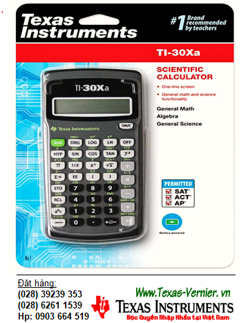 Texas Instruments Ti-30Xa, Máy tính HỌC SINH chuẩn Giáo trình Quốc tế Texas Instruments Ti-30Xa™ Scientific Calculator | HẾT HÀNG