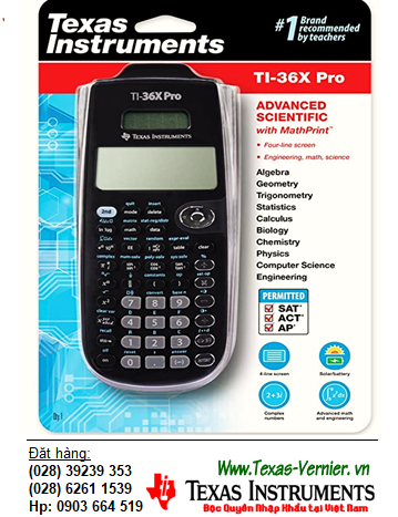 Texas Instruments Ti-36 PRO, Máy tính HỌC SINH chuẩn Giáo trình Quốc tế Texas Instruments Ti-36 PRO™ Scientific Calculator | HẾT HÀNG