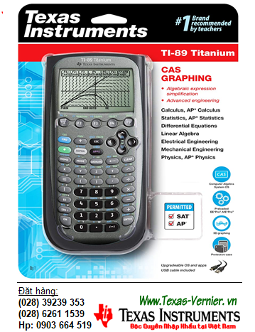 Texas Instruments TI-89 Titanium, Máy tính HỌC SINH lập trình vẽ đồ thị Texas Instruments TI-89 Titanium chính hãng |HÀNG CÓ SẲN